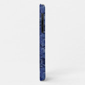 Silver Libra Zodiac Sign auf blauer digitaler Camo Case-Mate iPhone Hülle (Hinten/Links)