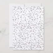 Silver Liebe Herzkalender Save the Date (Rückseite)