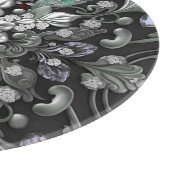 Silver Lila Decoration Cutting Board Schneidebrett (Ecke)