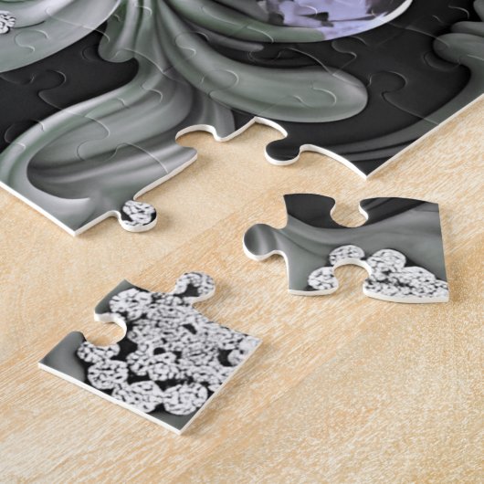 Silver Lila Decorative Jigsaw Puzzle (Seite)