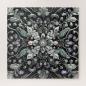 Silver Lila Decorative Jigsaw Puzzle (Horizontal)