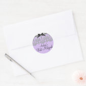 Silver/Lila Forever Diamonds Bat Mitzvah Sticker (Umschlag)