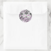 Silver Lilac Sparkle Masquerade Sticker (Tasche)