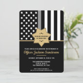 Silver Line von Korrektur-Referenten-Party Einladung (Stehend Vorderseite)