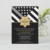 Silver Line von Korrektur-Referenten-Party Einladung (Stehend Vorderseite)