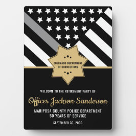 Silver Line von Korrektur-Referenten-Party Fotoplatte