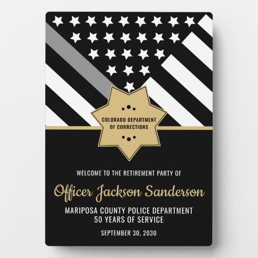 Silver Line von Korrektur-Referenten-Party Fotoplatte (Vorderseite)