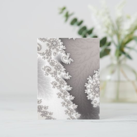 Silver Lines Postcard Postkarte (Stehend Vorderseite)