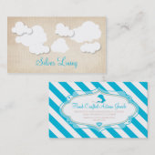 Silver Lining Business Cards Visitenkarte (Vorne/Hinten)