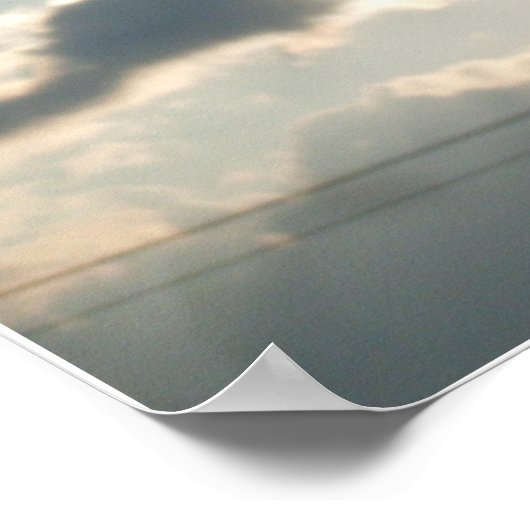 SILVER LINING CLOUDS-Plakat Poster (Ecke)