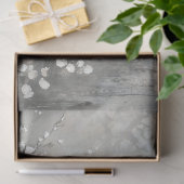 Silver Lining Ethereal Parisian Swan Scene Seidenpapier (Geschenk)