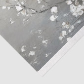 Silver Lining Ethereal Parisian Swan Scene Seidenpapier (Ausschnitt)