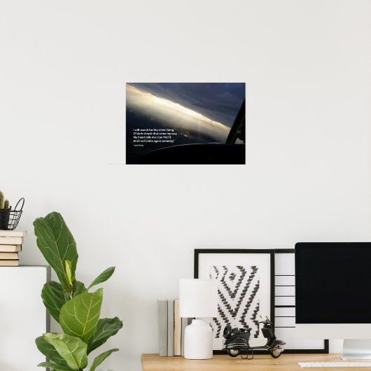 Silver Lining Poster (Heimbüro)