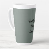 Silver Lining Verzierte Latte Tasse (Linke Ecke)