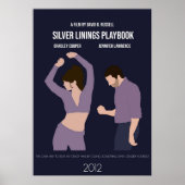 Silver Linings Playbook Minimalistisch Movie Poster (Vorne)