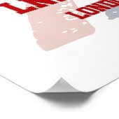 Silver Link LNER Class A4 2509 Locomotive UK flag Poster (Ecke)