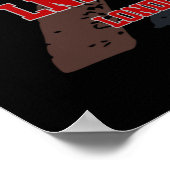 Silver Link LNER Class A4 2509 Locomotive UK flag Poster (Ecke)