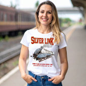 Silver Link - LNER Class A4 2509 Steam Train Loco T-Shirt