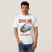 Silver Link - LNER Class A4 2509 Steam Train Loco T-Shirt (Vorne ganz)
