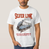 Silver Link - LNER Class A4 2509 Steam Train Loco T-Shirt (Vorderseite)