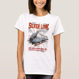 Silver Link LNER Klasse A4 2509 Lokomotive UK-Flag T-Shirt