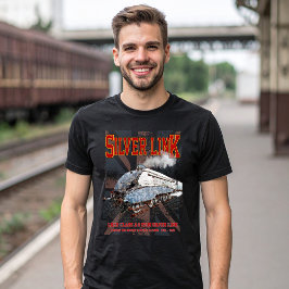 Silver Link LNER Klasse A4 2509 Lokomotive UK-Flag T-Shirt