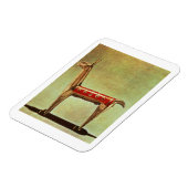 Silver Llama Figurine, aus Peru, nach 1438 Magnet (Linke Seite)