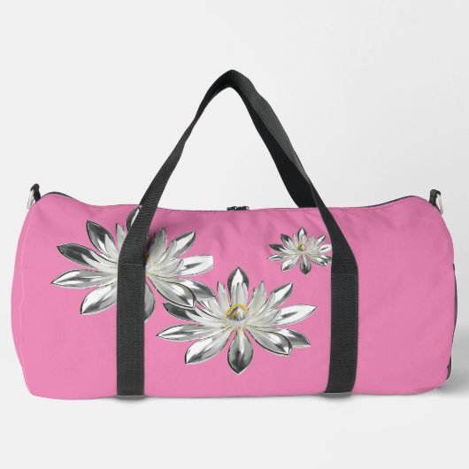 SILVER LOTUS DUFFLE BAG (Vorderseite)