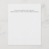 Silver LOW COST Einfache handgeschriebene MinimalW (Rückseite)