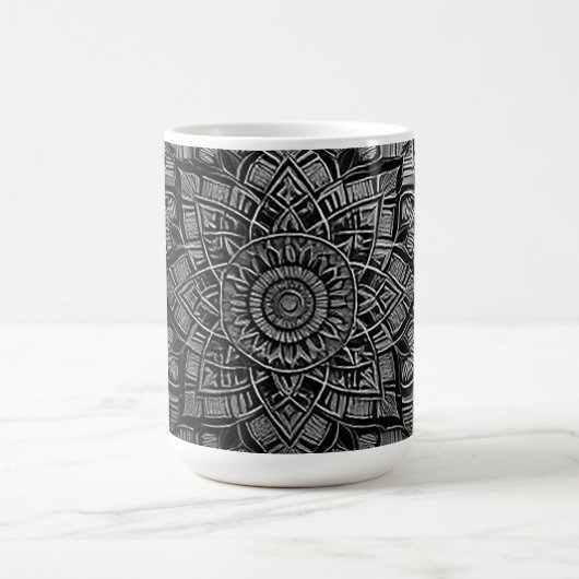 Silver Mandala Mug Kaffeetasse (Mittel)