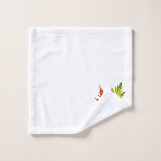 Silver Maple auf einem Bad Handtuch Set (Waschlappen)