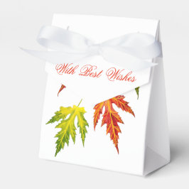 Silver Maple auf einem Gefallen Geschenkschachtel