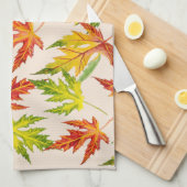 Silver Maple auf einem Küchentuch (Viertel Falte)