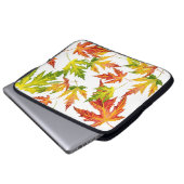 Silver Maple auf einem Laptop-Sieb Laptopschutzhülle (Vorne Knopf)