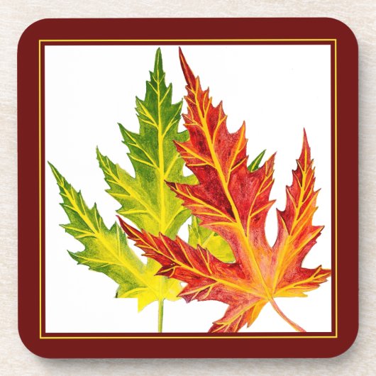 Silver Maple auf einem Set von sechs Untersetzer (Vorderseite)