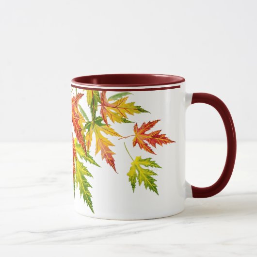 Silver Maple auf einer Combo-Tasse (11 oz) Tasse (Rechts)