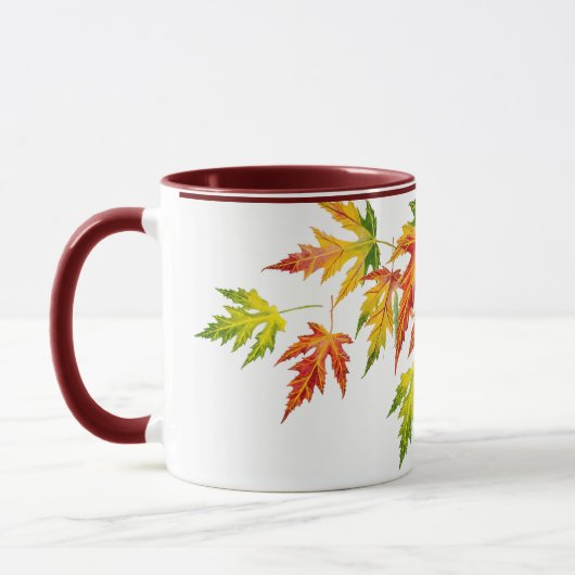 Silver Maple auf einer Combo-Tasse (11 oz) Tasse (Links)