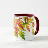 Silver Maple auf einer Combo-Tasse (11 oz) Tasse (VorderseiteRechts)