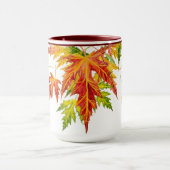 Silver Maple auf einer Combo-Tasse (15 oz) Tasse (Zentrum)