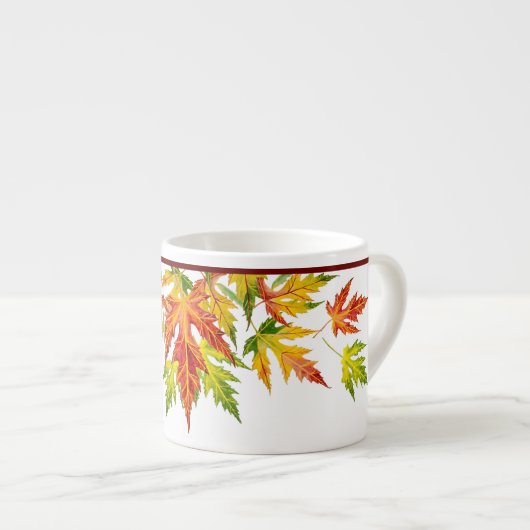 Silver Maple auf einer Espresso-Tasse Espressotasse (Vorderseite Rechts)