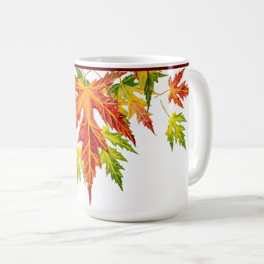 Silver Maple auf einer klassischen Tasse (VorderseiteRechts)