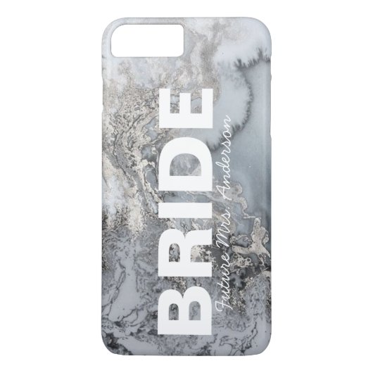 Silver Marble Bridge Design Case-Mate iPhone Hülle (Rückseite)