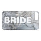 Silver Marble Bridge Design Case-Mate iPhone Hülle (Rückseite (Horizontal))