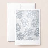Silver Marigolds Folienkarte (Rückseite mit Umschlag)