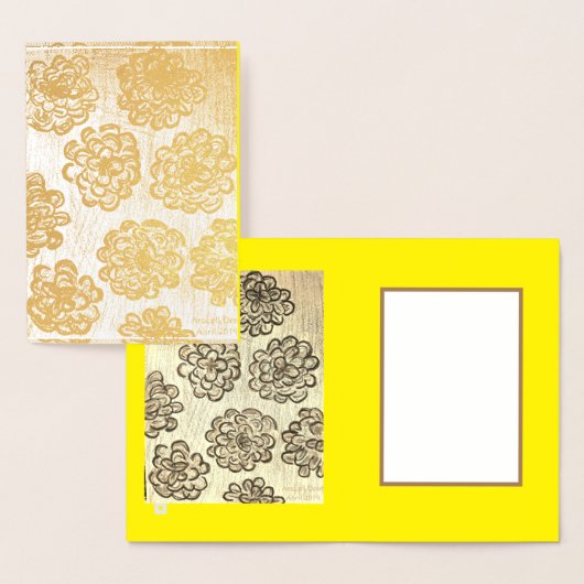 Silver Marigolds Folienkarte (Anzeige)