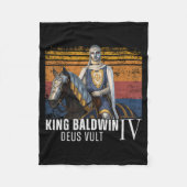Silver Mask King Baldwin Iv Golden Mask Medieval A Fleecedecke (Vorderseite)