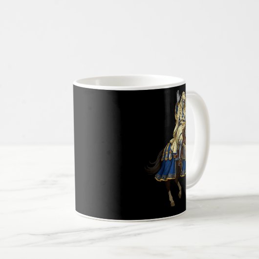 Silver Mask King Baldwin Iv Golden Mask Medieval A Kaffeetasse (VorderseiteRechts)