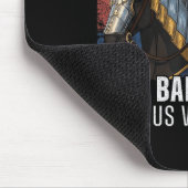 Silver Mask King Baldwin Iv Golden Mask Medieval A Mousepad (Ecke)