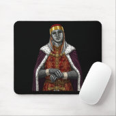Silver Mask King Baldwin Iv Golden Mask Medieval A Mousepad (Mit Mouse)