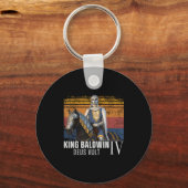 Silver Mask King Baldwin Iv Golden Mask Medieval A Schlüsselanhänger (Vorderseite)